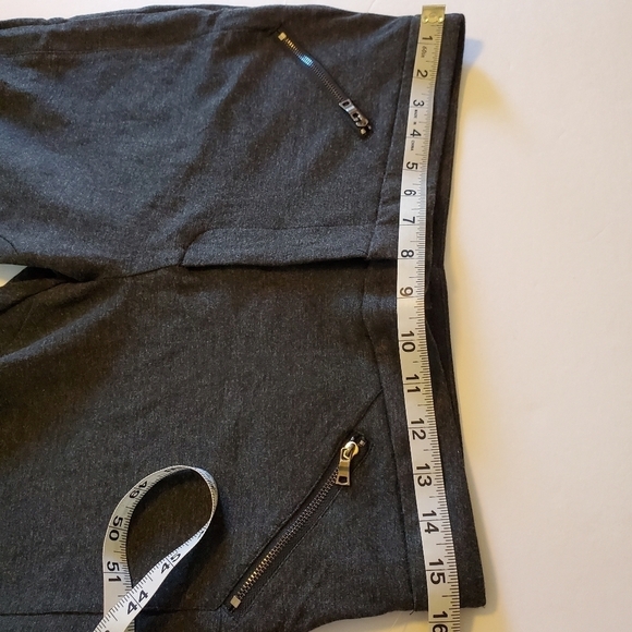 Adrianna Papell Charcoal Gray Knit Pant Sz 8 - Picture 8 of 13